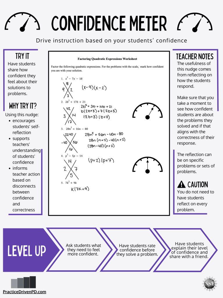 Confidence Ruler Printable Confidence Meter – Practice-Driven PD